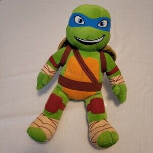 Leonardo 16" Plush Build A Bear Teenage Mutant Ninja Turtles With Shell